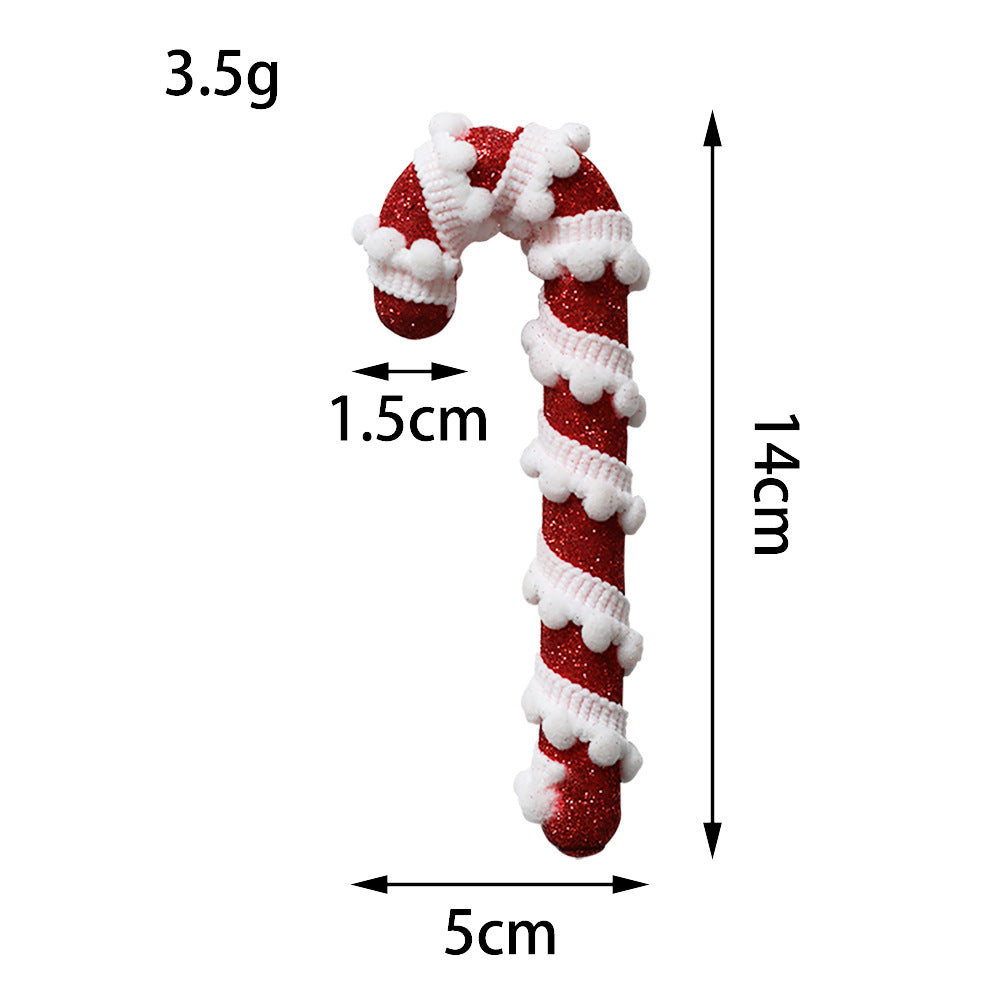 Red & White Foam Candy Stick Decorations | Christmas Tree, Rattan & Window Display Accents eprolo