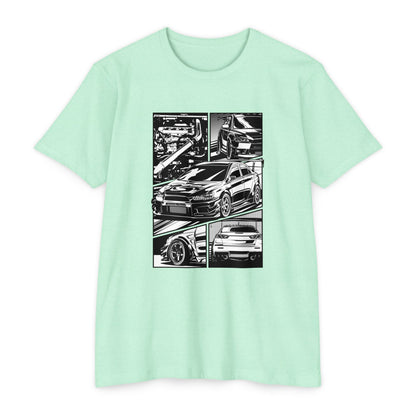 Stylish Car Enthusiast T-Shirt - Unisex CVC Jersey Design - CreativeRino