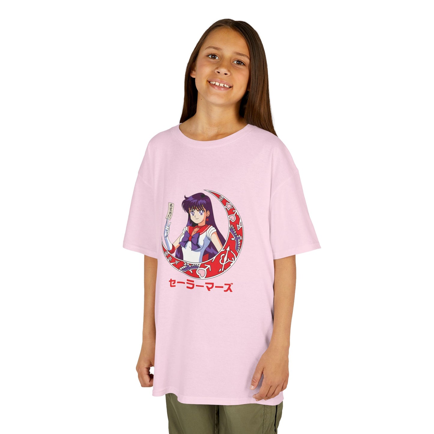 Kids Sailor Moon Graphic Tee - Love & Stylish Cotton T-shirt for Young Fans - CreativeRino