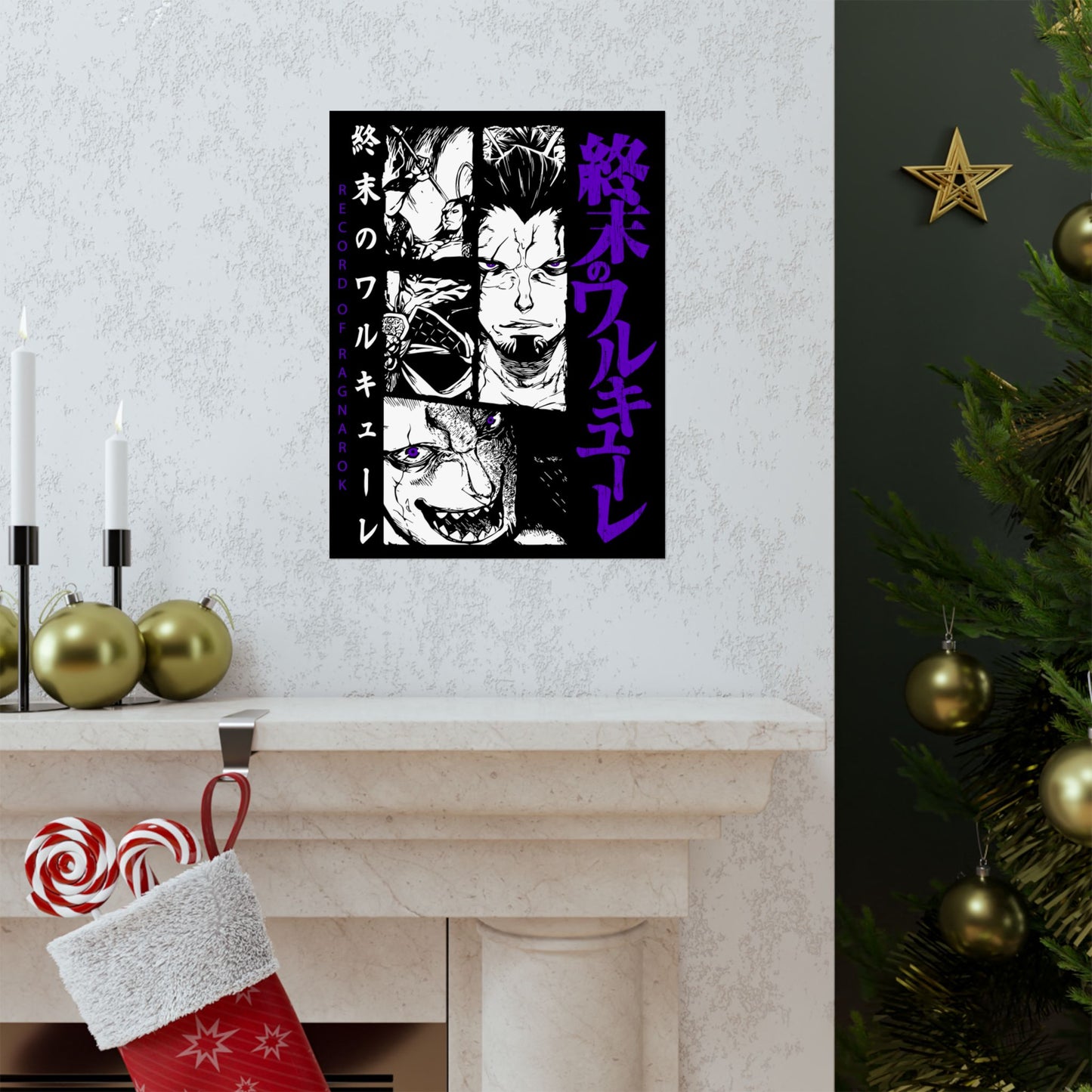 Anime Matte Vertical Posters Record of Ragnarok Wall Art - CreativeRino