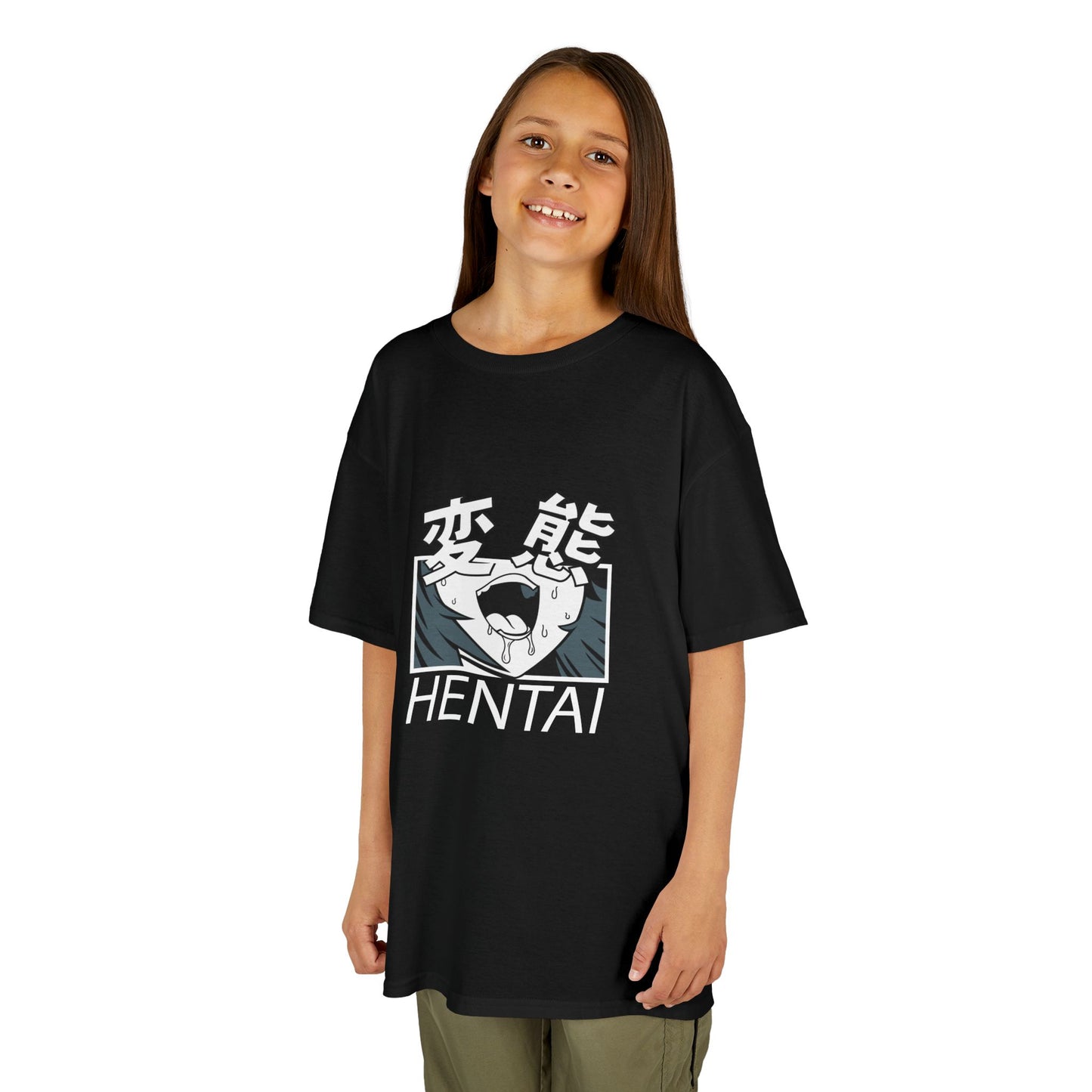 Hentai Kids Cotton Tee - Cool Graphic Design T-shirt for Boys and Girls - CreativeRino