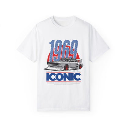 1969 Iconic Car Unisex Garment-Dyed T-Shirt - Perfect for Car Enthusiasts - CreativeRino