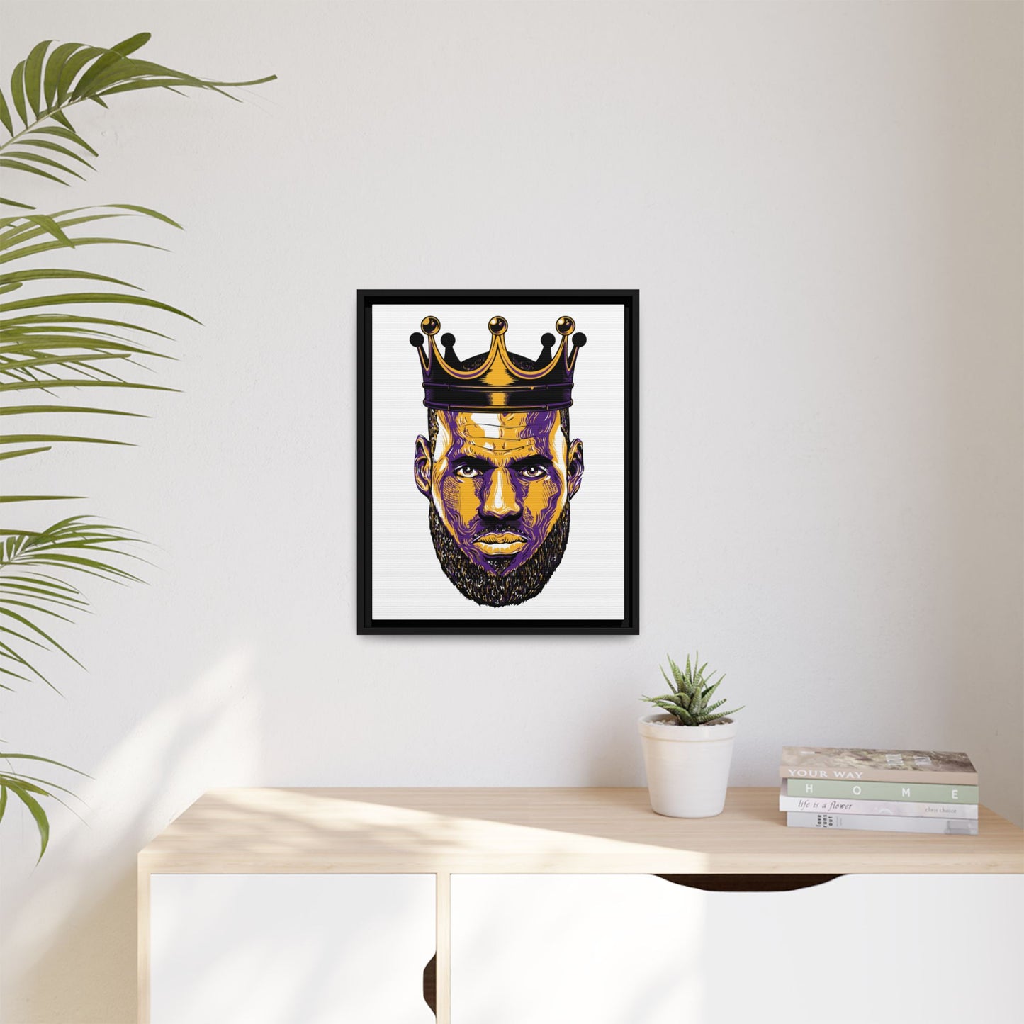 Matte Canvas, Framed (Multi-color) - CreativeRino