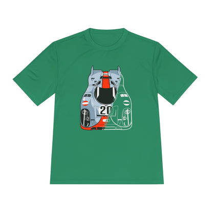 Racing Graphic Moisture Wicking Tee - Unisex Sportswear for Car Enthusiasts - CreativeRino