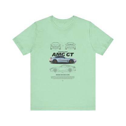 AMG GT Unisex Jersey Short Sleeve Tee - Perfect for Car Enthusiasts - CreativeRino