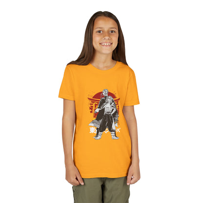 Tokyo Revengers Youth Short Sleeve Tee - Samurai Graphic T-shirt for Anime Fans - CreativeRino