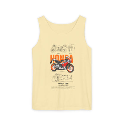 Honda CBR Enthusiast Tank Top - Retro Motorcycle Design - CreativeRino