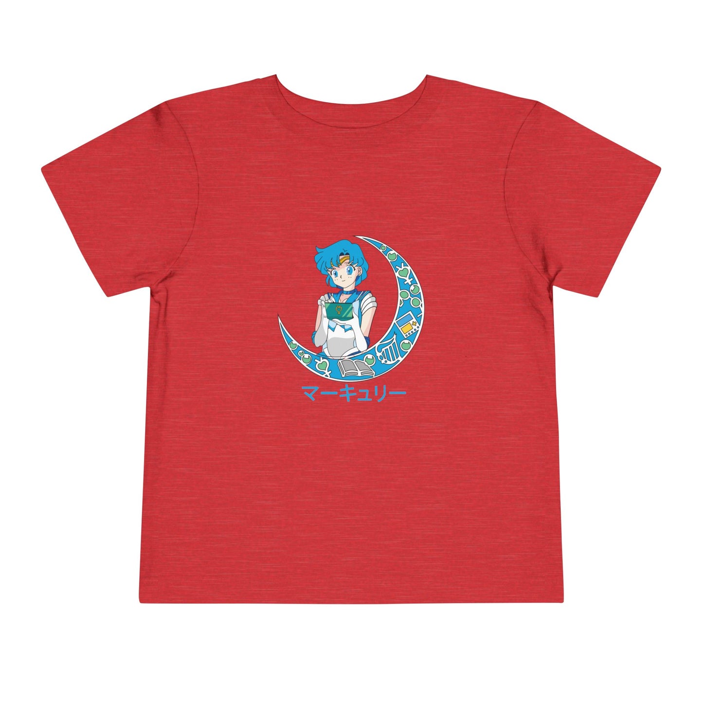 Anime Toddler Short Sleeve Cute Sailor Moon Graphic T-shirt for Young Fans - CreativeRino