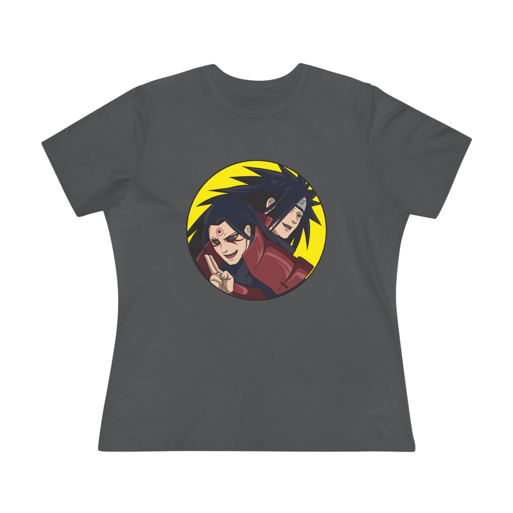 Retro Anime Women's Cotton Tee - Naruto Stylish, Fun, Perfect T-shirt for Fans! - CreativeRino