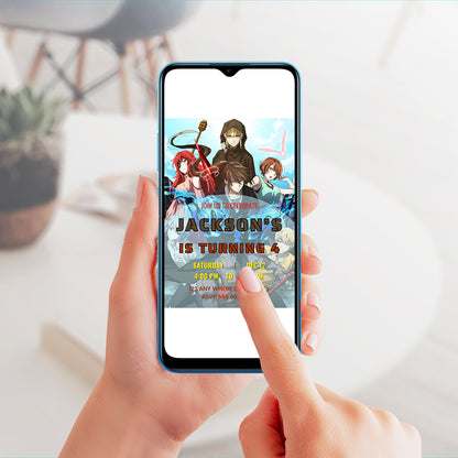 Tower Of God Birthday Invitation Template - CreativeRino