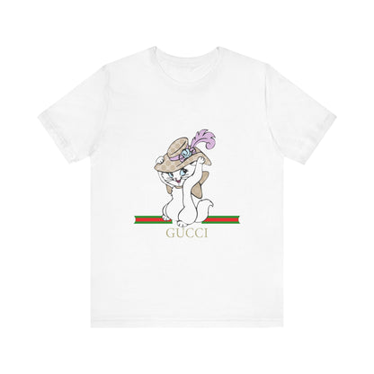 Kitty Gucci Unisex Jersey Short Sleeve T-shirt - CreativeRino