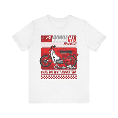 Honda C70 Classic Style Unisex Tee - Smart Way to Get Around Town T-shirt - CreativeRino