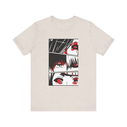 Eye-Catching Unisex Anime Tee - Stylish Graphic Design for Tokyo Ghoul Fans - CreativeRino
