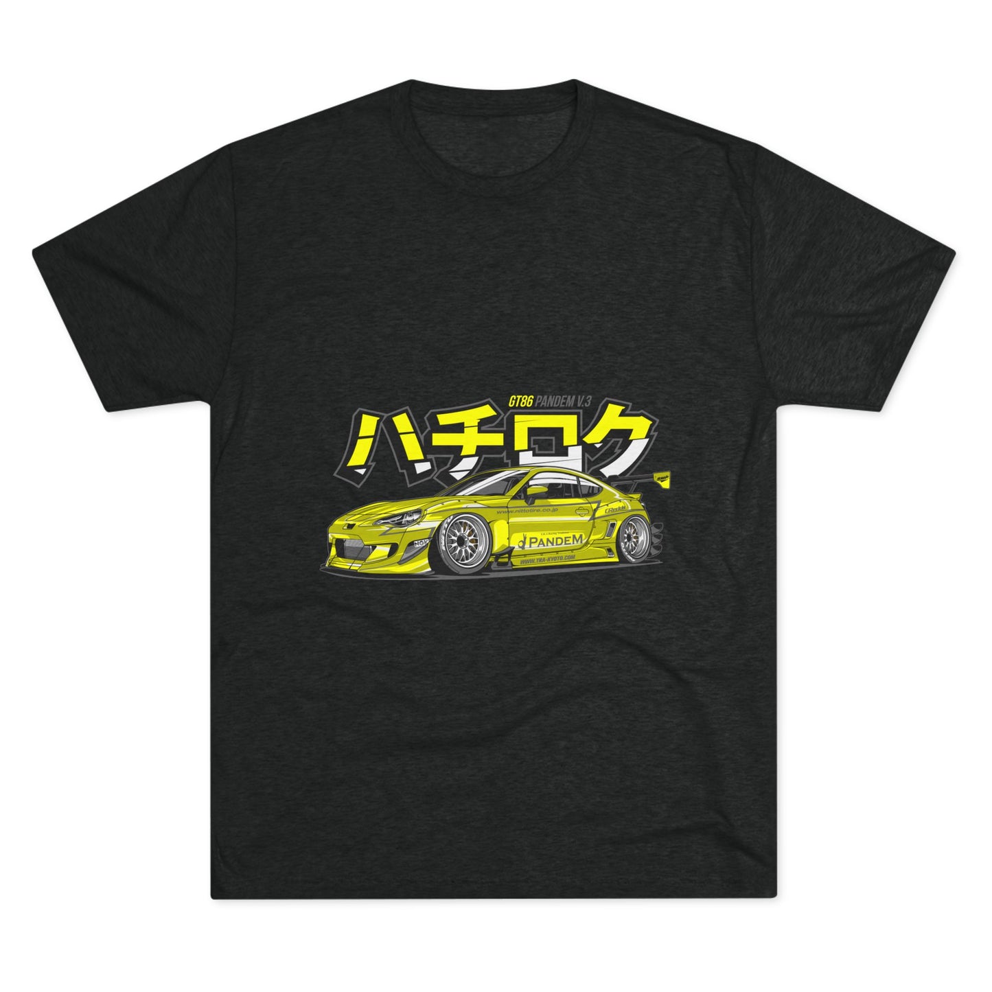 Racing Vibes Unisex Tri-Blend Crew Tee - Japanese Car Graphic T-shirt - CreativeRino