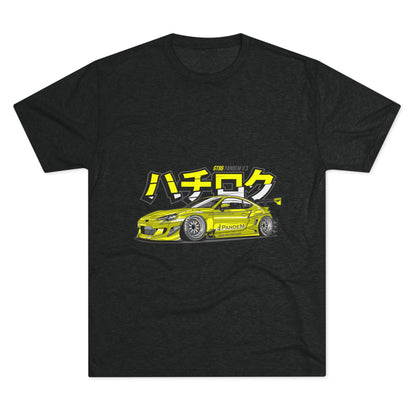 Racing Vibes Unisex Tri-Blend Crew Tee - Japanese Car Graphic T-shirt - CreativeRino