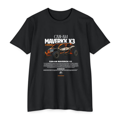 CAN-AM MAVERICK X3 Unisex CVC Jersey T-Shirt | Off-Road Adventure Apparel - CreativeRino