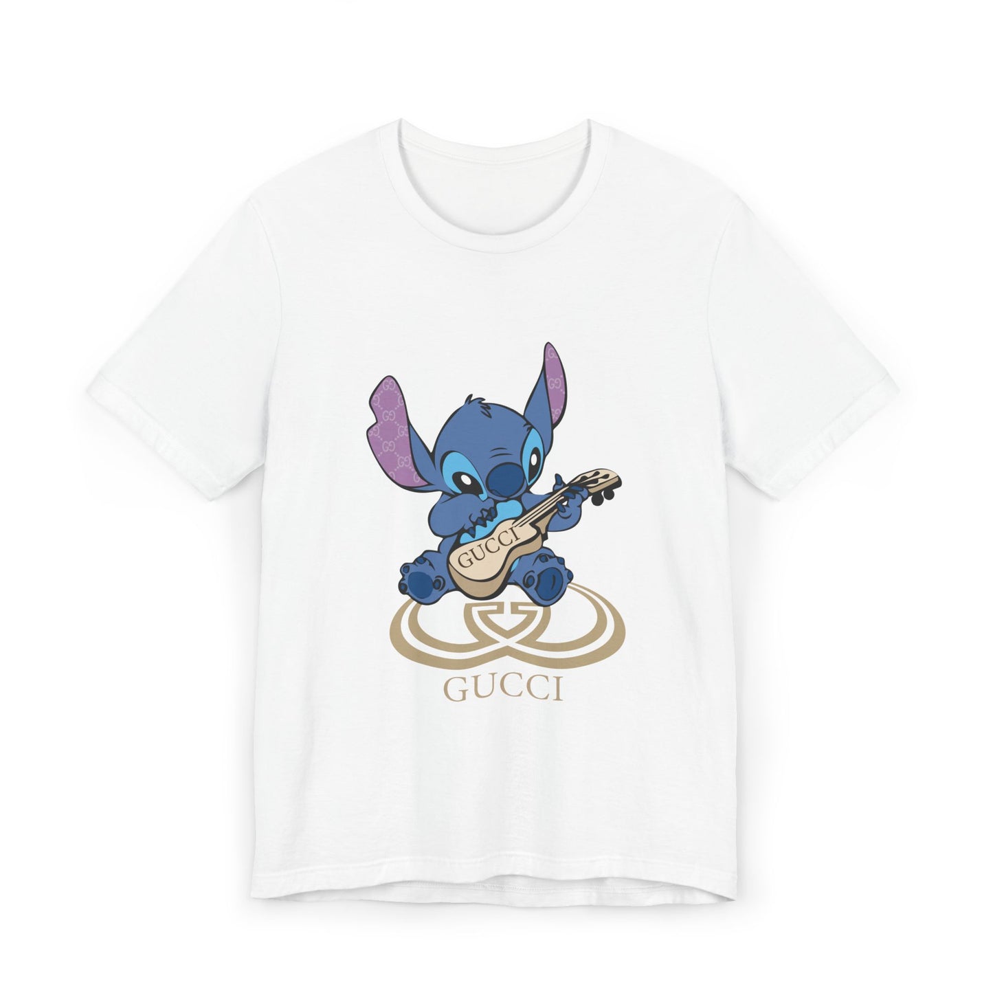 Stitch Guitar Unisex T-Shirt - Fun Casual Graphic Tee - CreativeRino