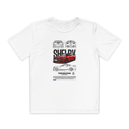 Ford Mustang Shelby Youth  Competition Tee | Car T-shirt - CreativeRino