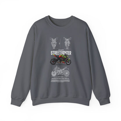 Ducati Streetfighter v3 Unisex Sweatshirt | Cool Motorcycle Apparel - CreativeRino