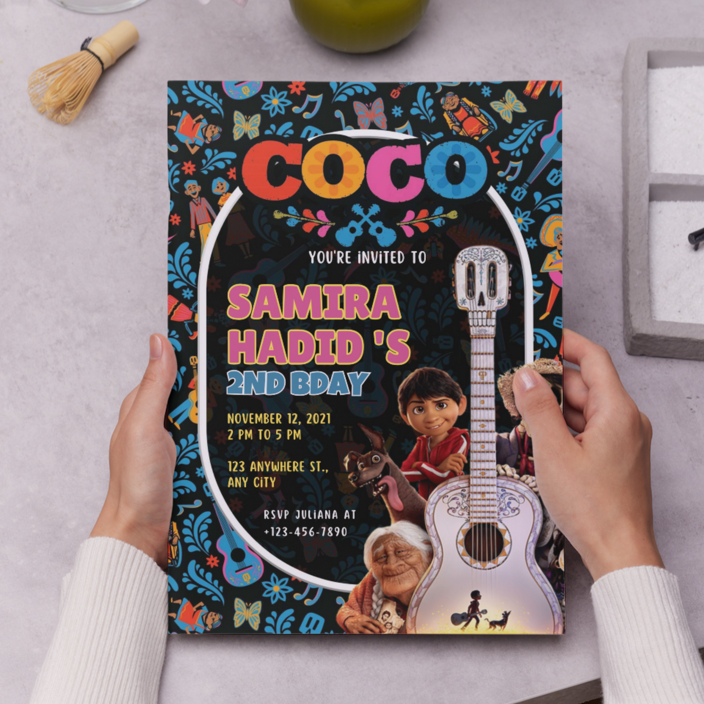 Coco Birthday Invitation Template