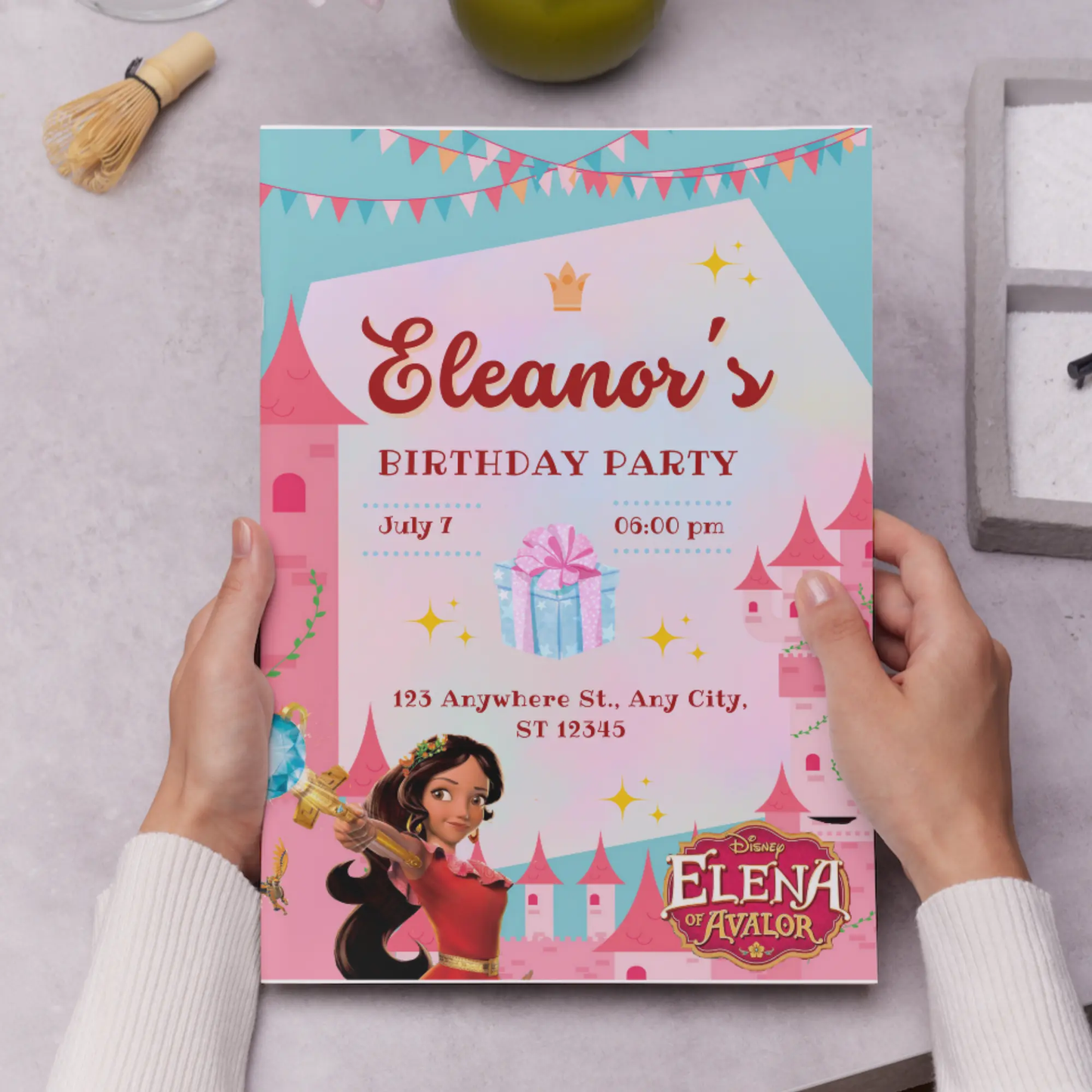 Elena of Avalor Birthday Invitation Template - CreativeRino