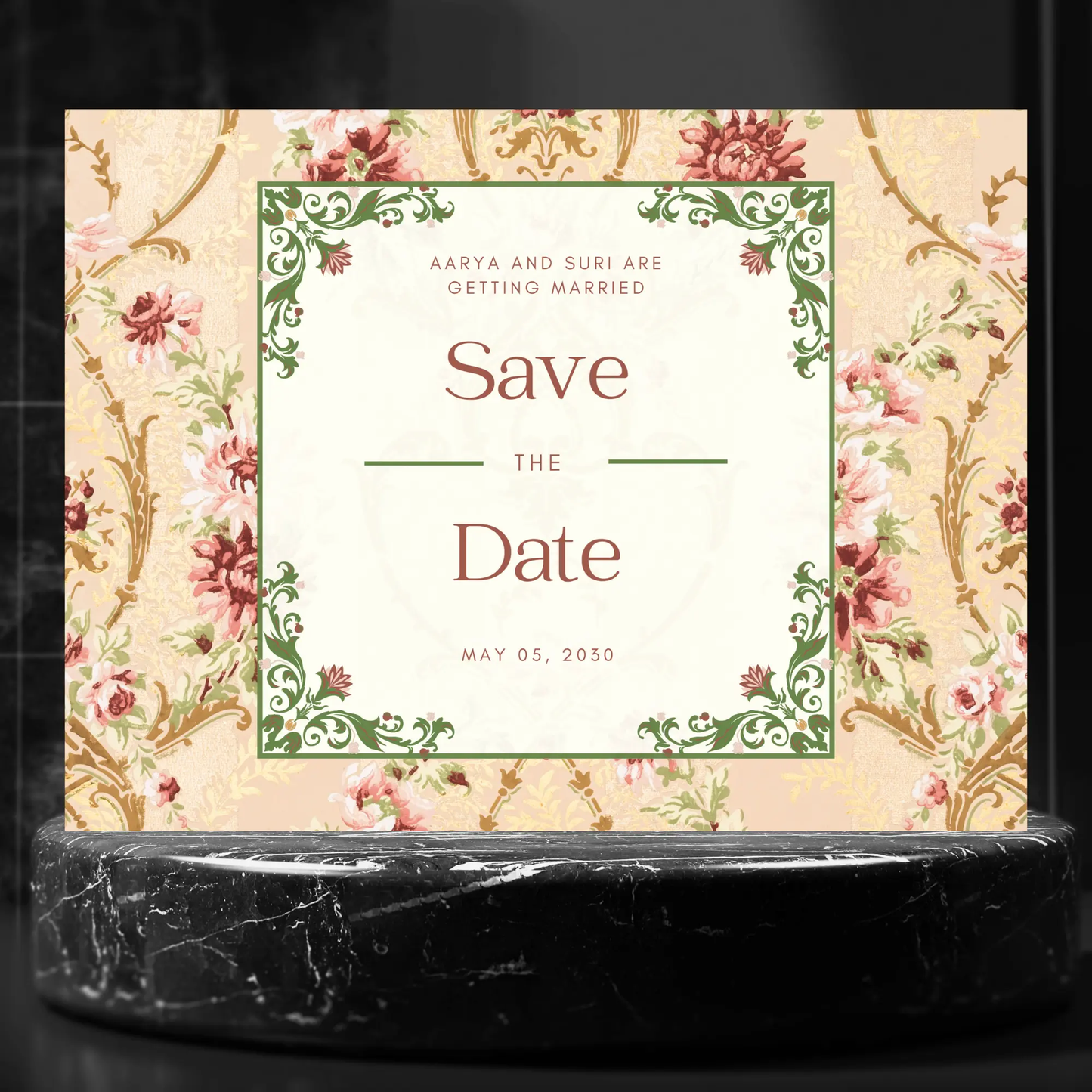 Mehndi Sign Template | Indian Wedding Welcome Sign - CreativeRino