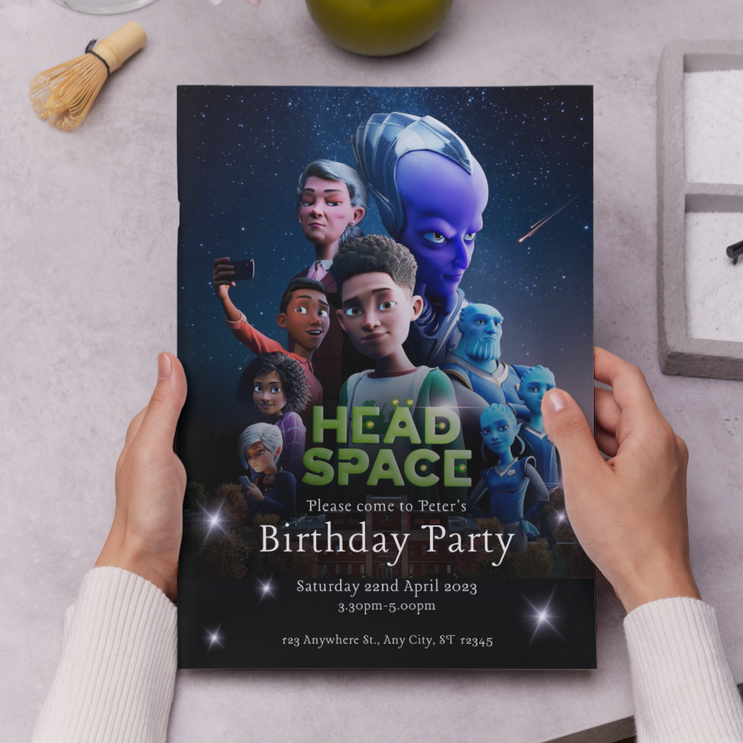 Headspace Birthday Invitation Template