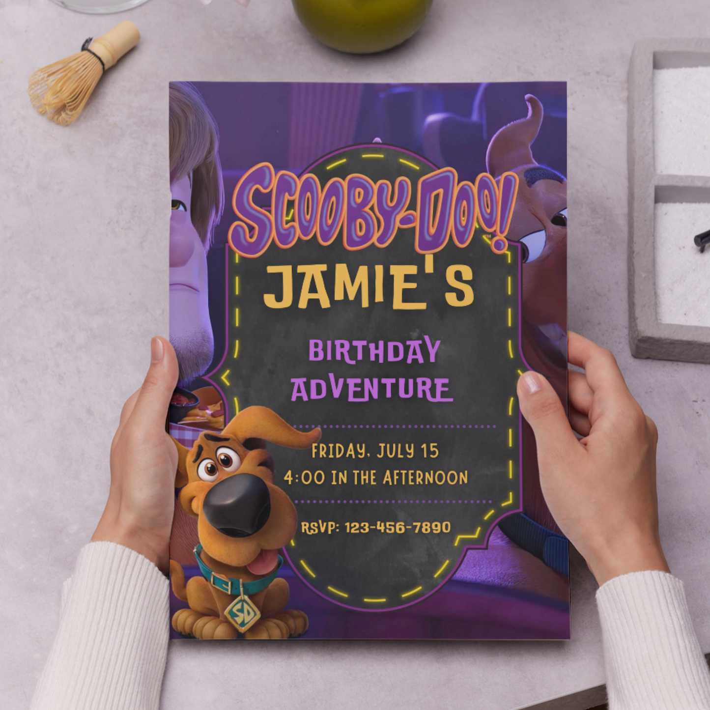 Scooby Doo Birthday Invitation Template