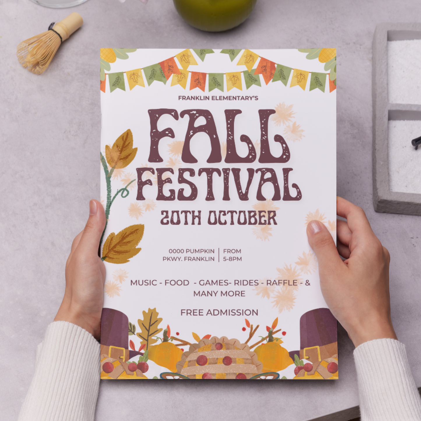 Fall Festival Invitation Template | Fall Festival Flyer