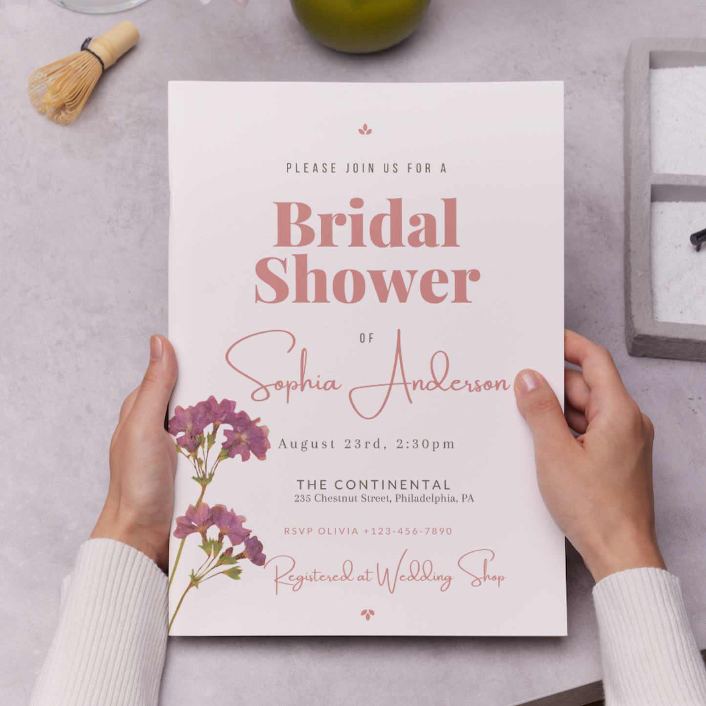 Bridal Shower Invitation Template