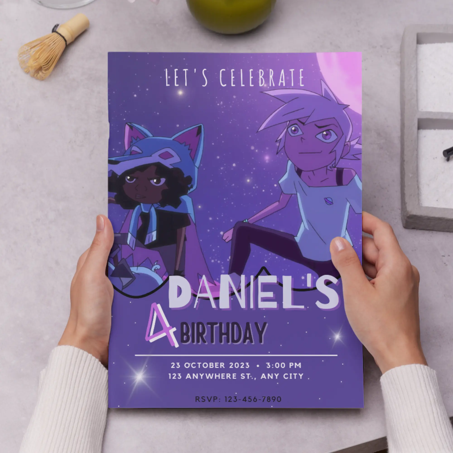 Kipo and the Age of Wonderbeasts Birthday Invitation Template - CreativeRino