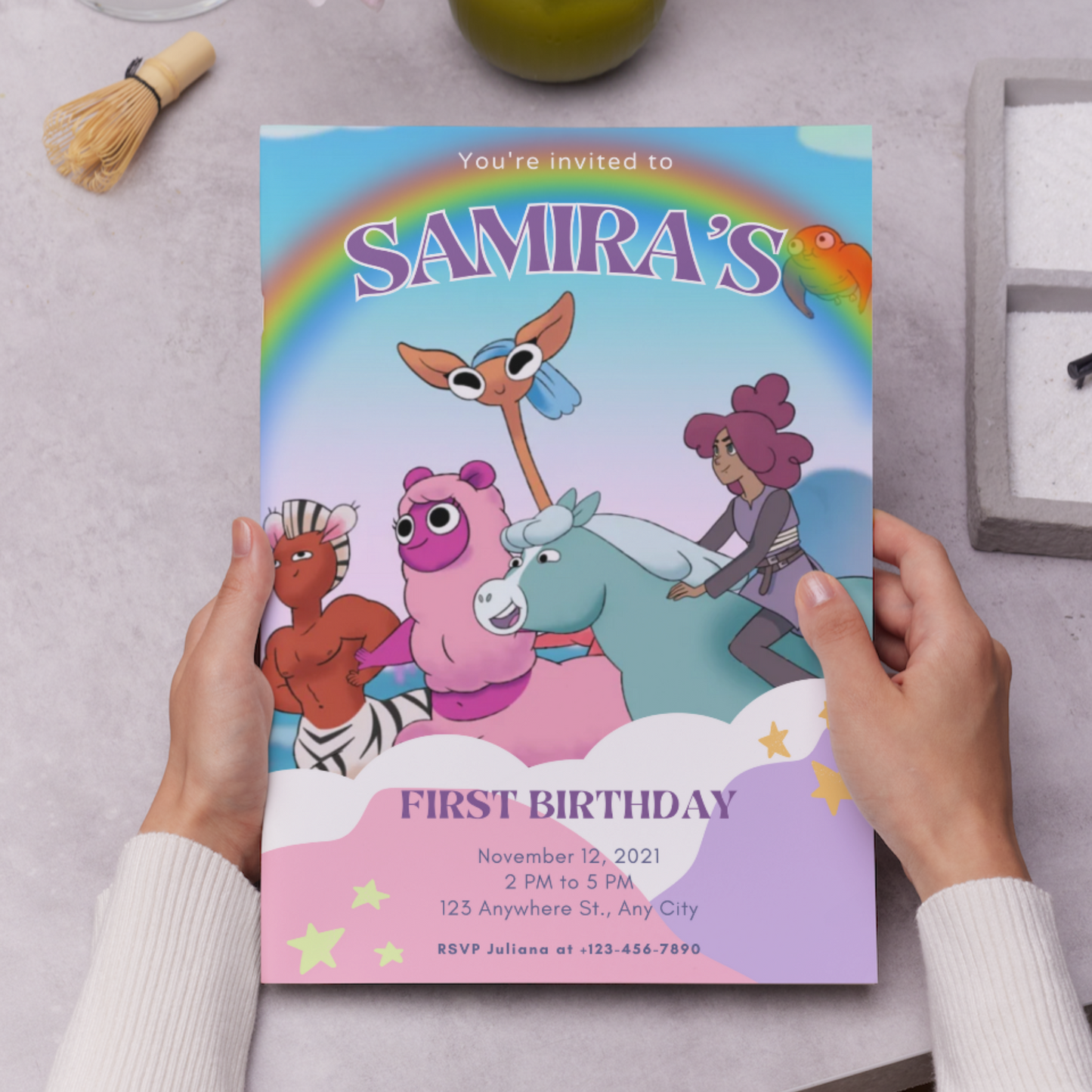 Centaurworld Birthday Invitation Template