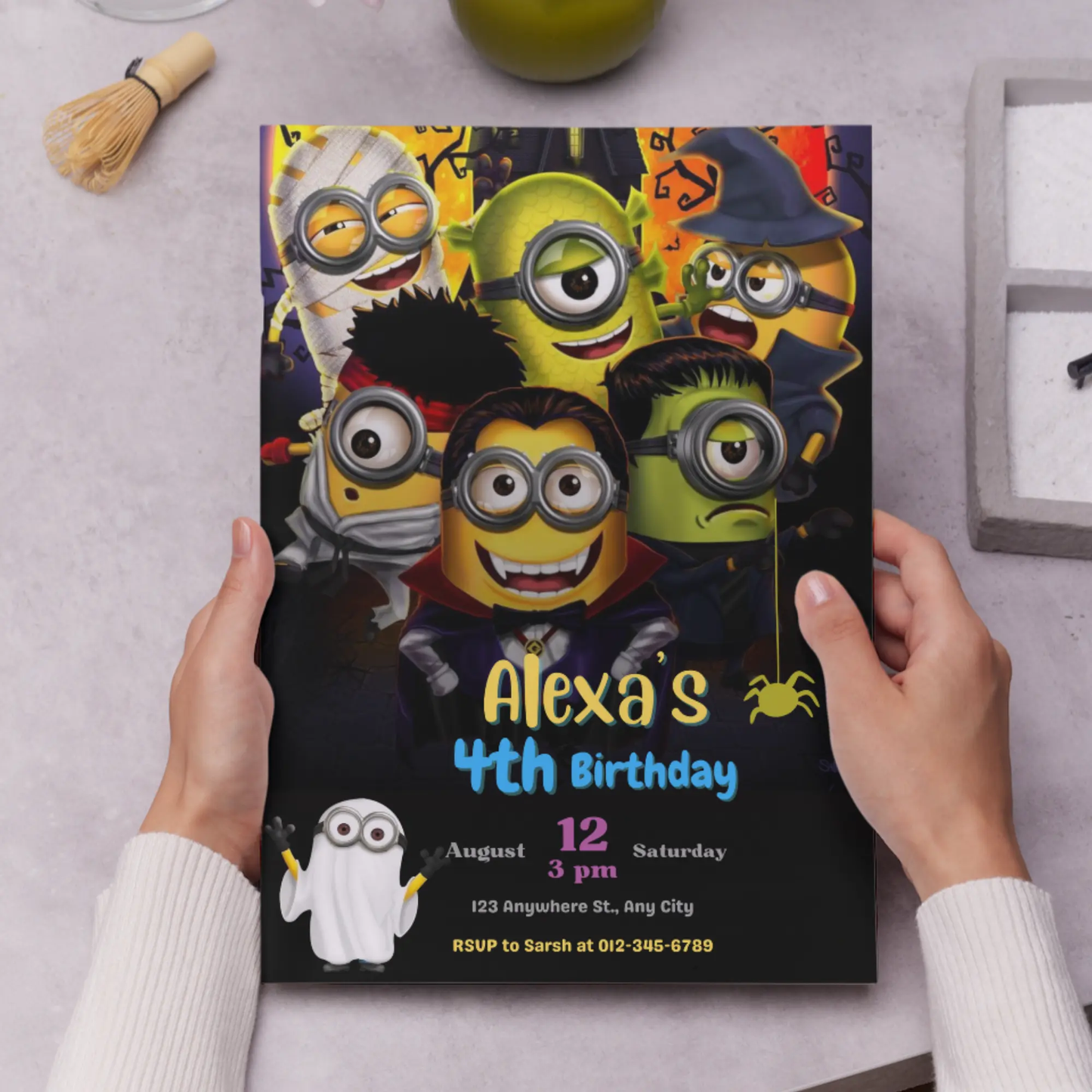 Minions Birthday Invitation Template - CreativeRino