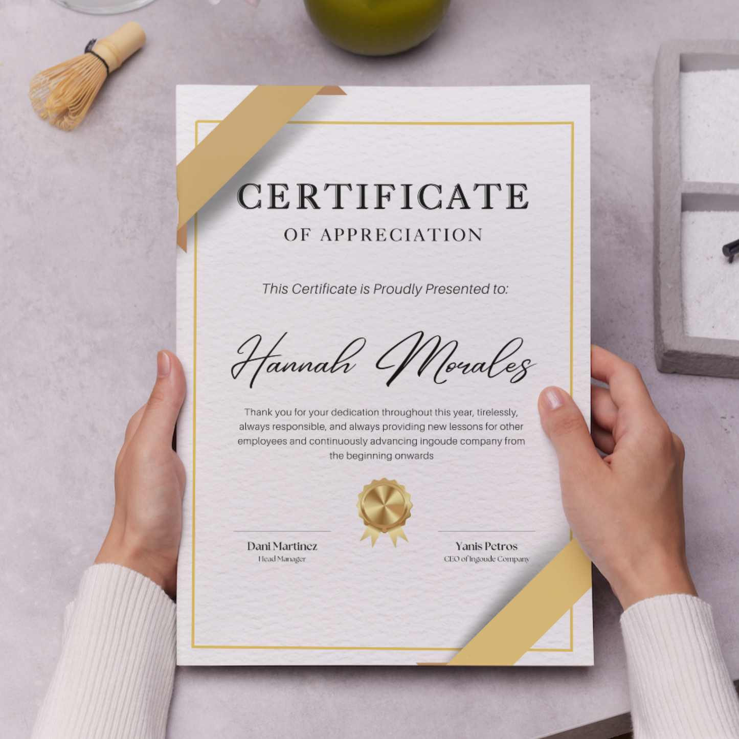 Certificate of Appreciation Template | Appreciation Certificate