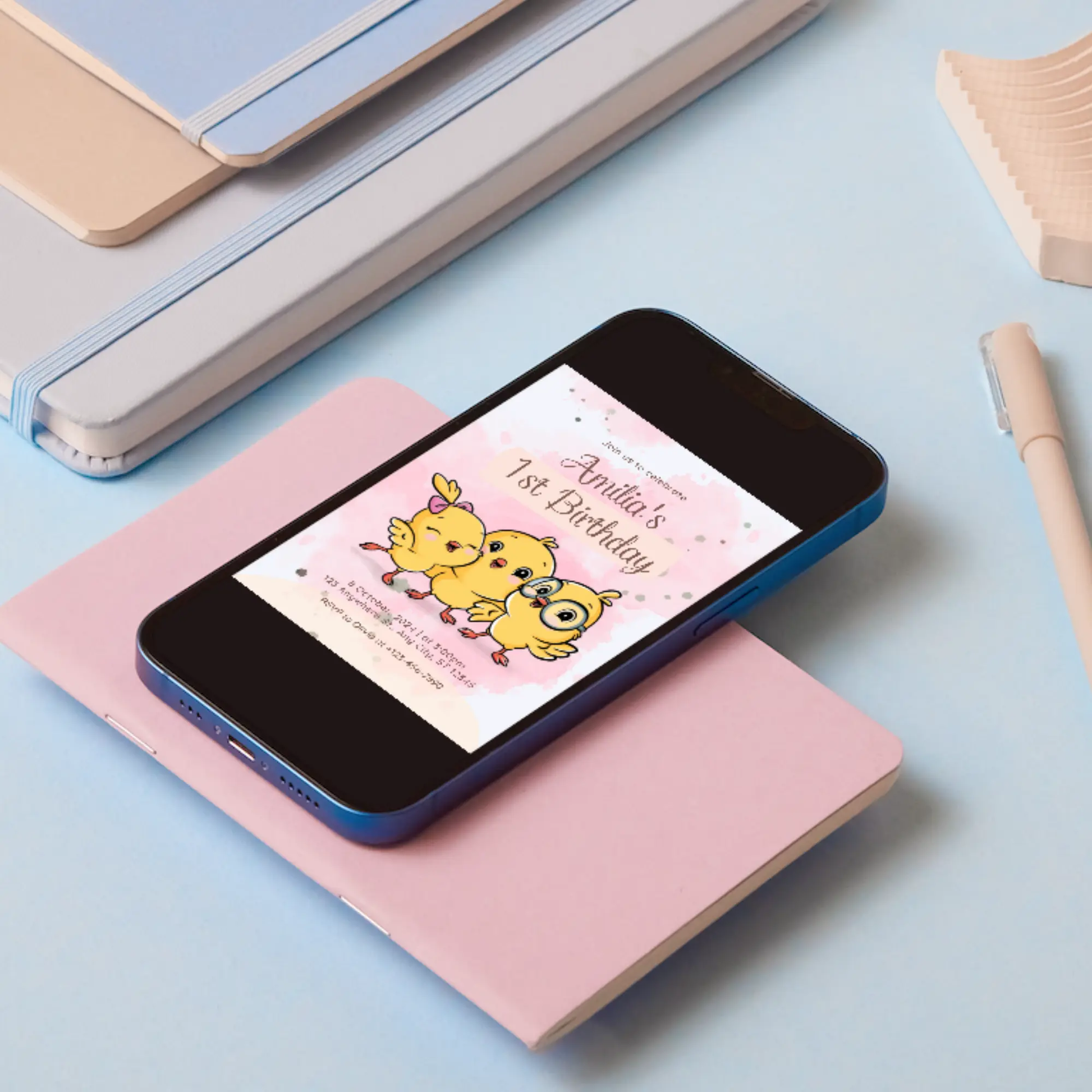 Canticos Birthday Party Invitation Template - CreativeRino