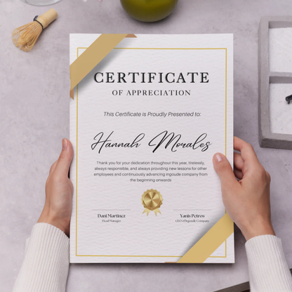 Certificate of Appreciation Template | Appreciation Certificate - CreativeRino