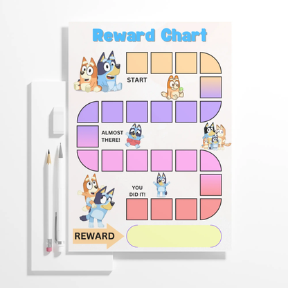 Bluey Reward Chart Template | Bluey Potty Training Chart - CreativeRino