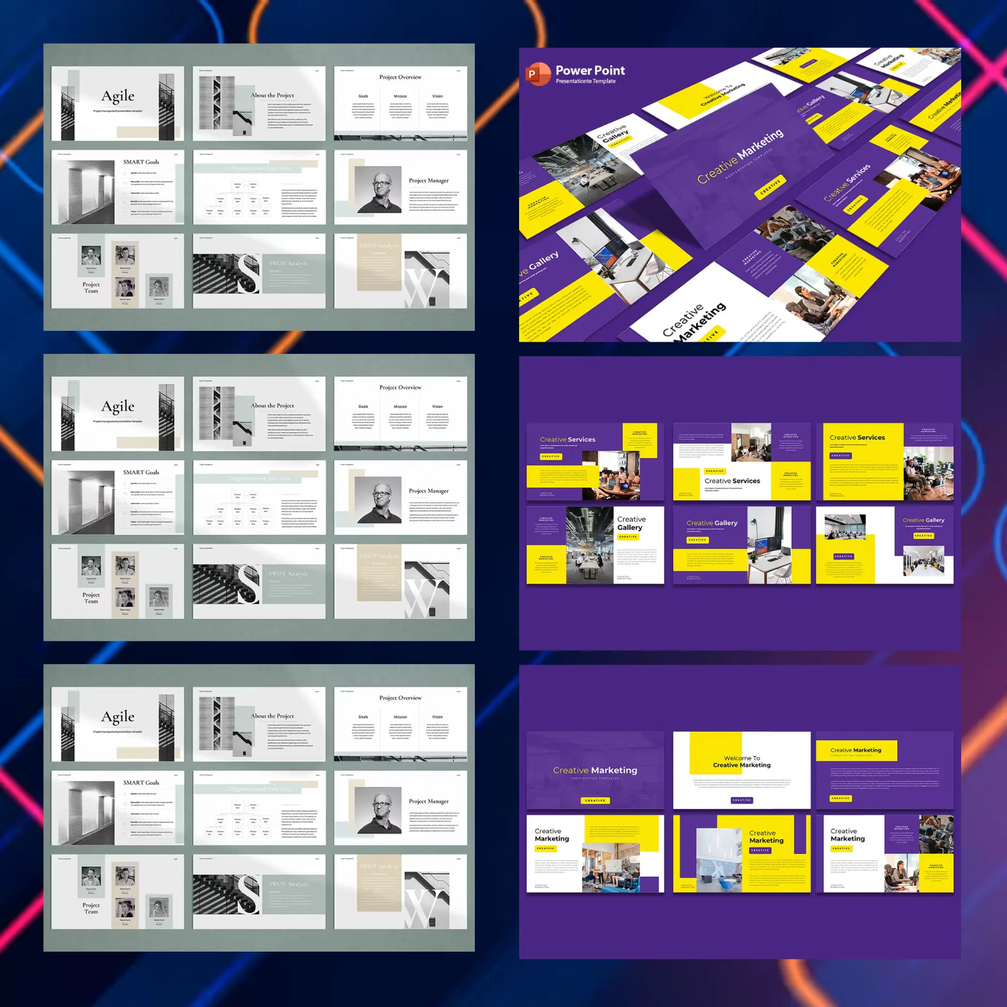 20 Project Management Powerpoint Presentation Template Bundle CreativeRino
