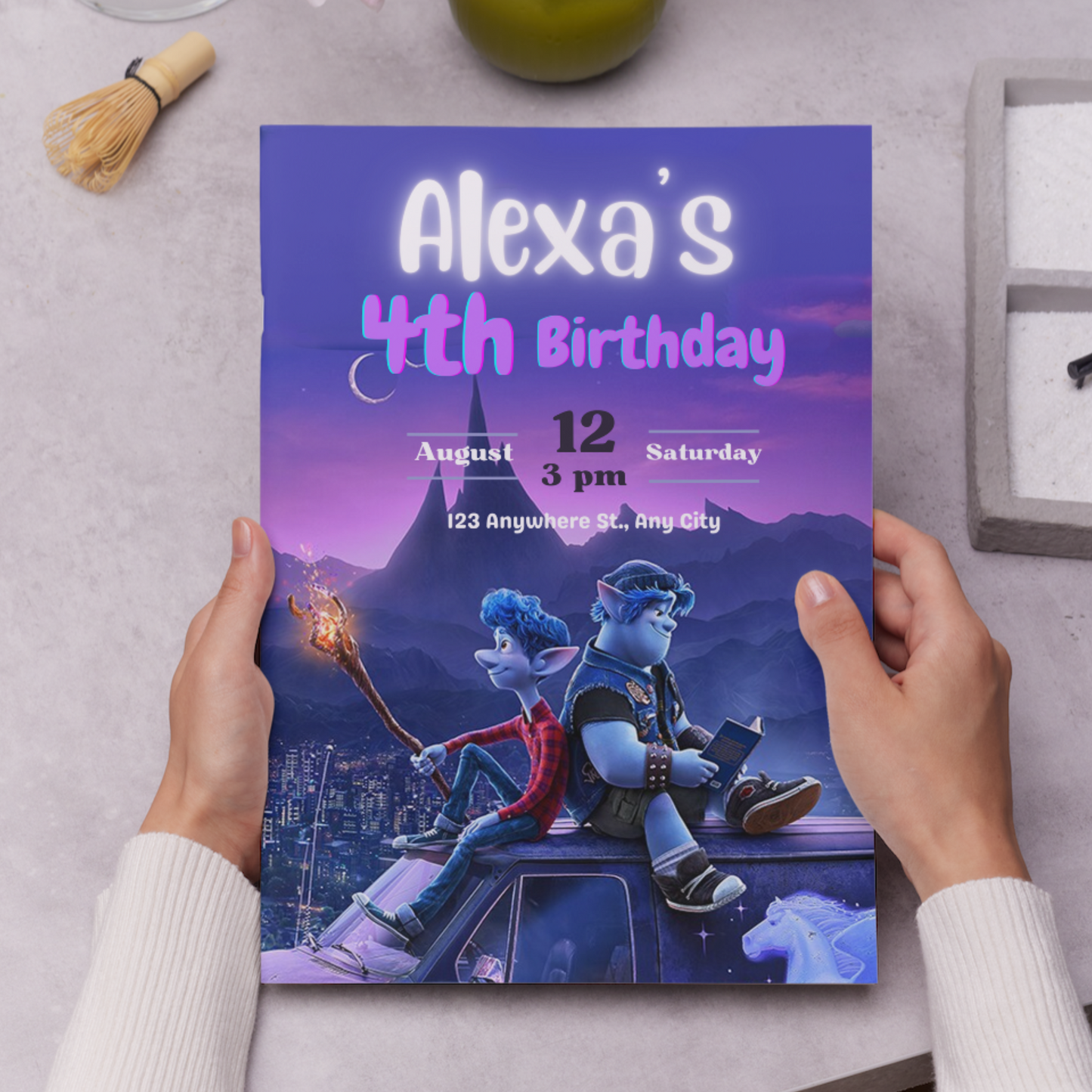 Onward Birthday Invitation Template