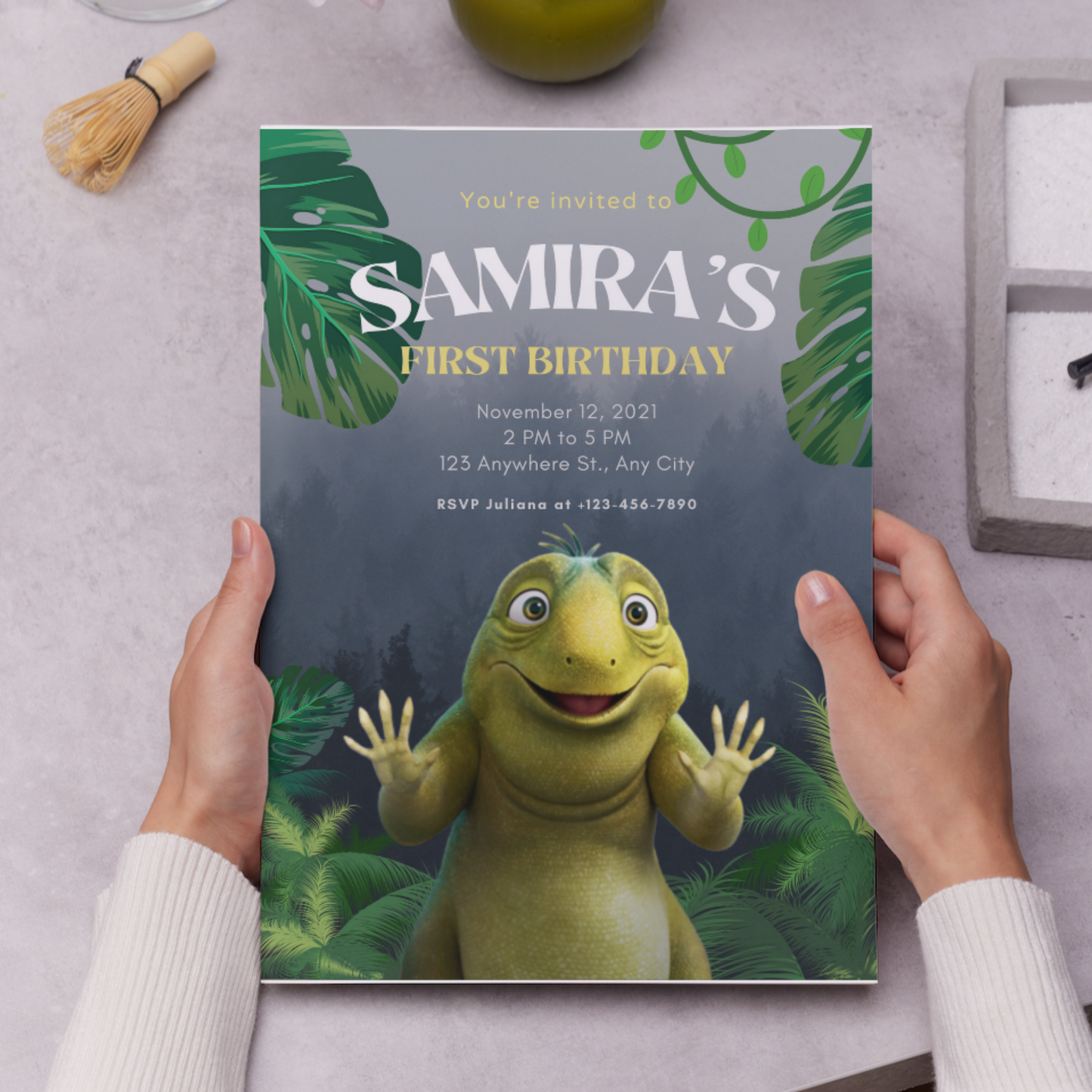 Leo Birthday Invitation Template