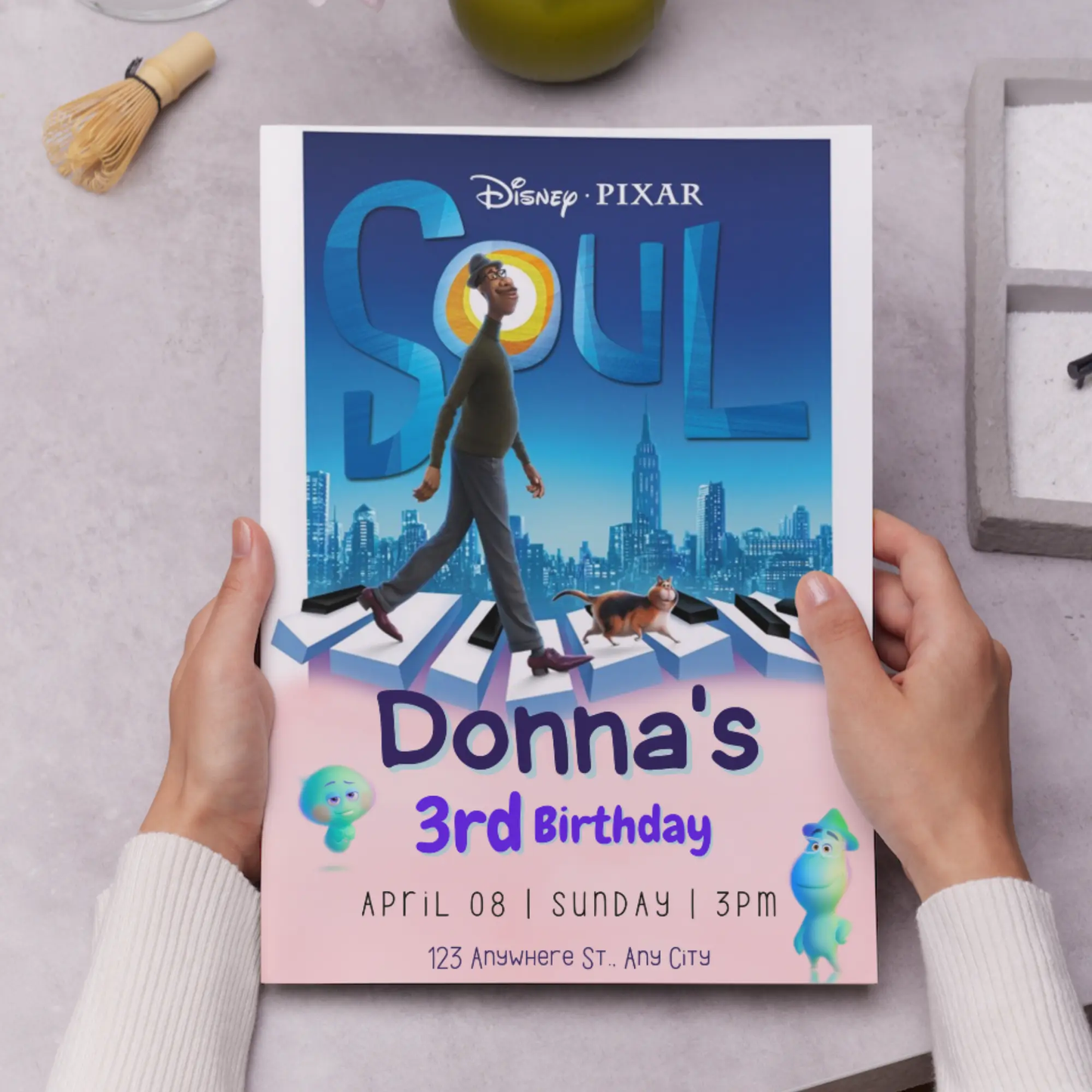Soul Birthday Invitation Template - CreativeRino