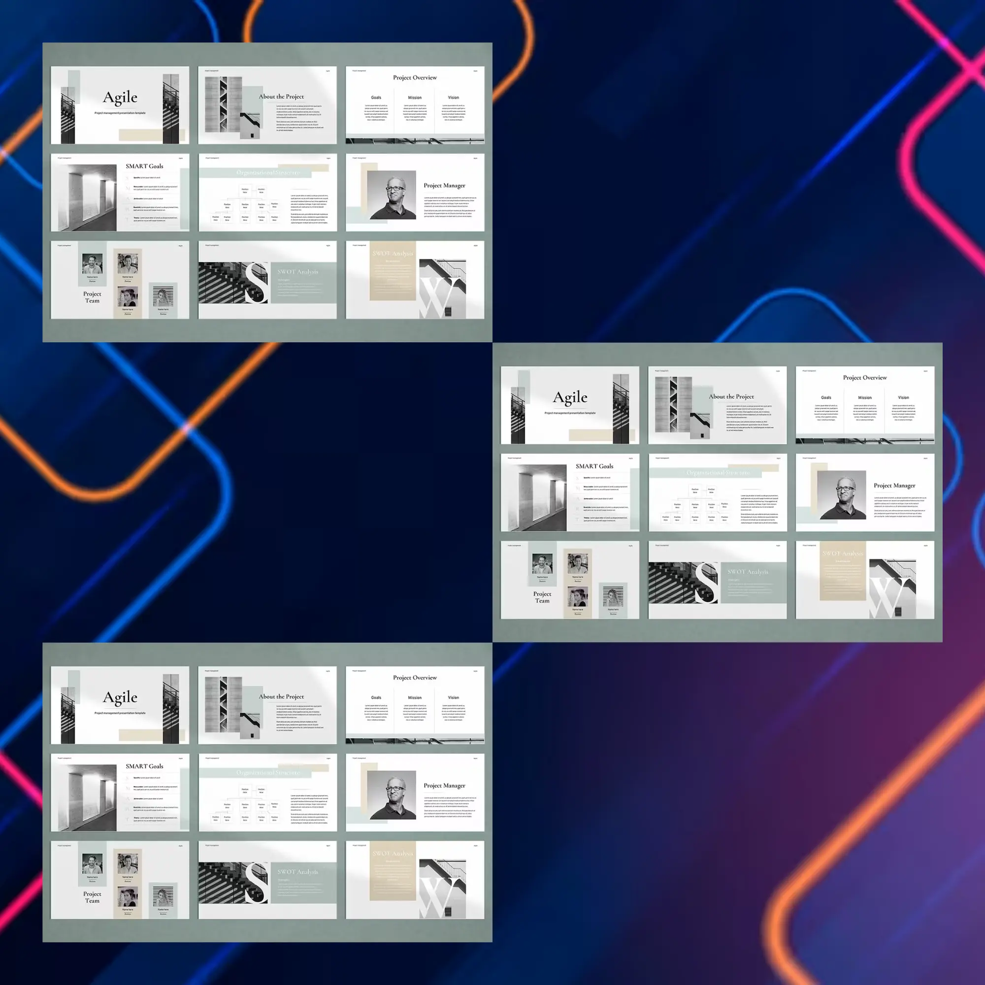 10 Project Management Powerpoint Presentation Template Bundle CreativeRino