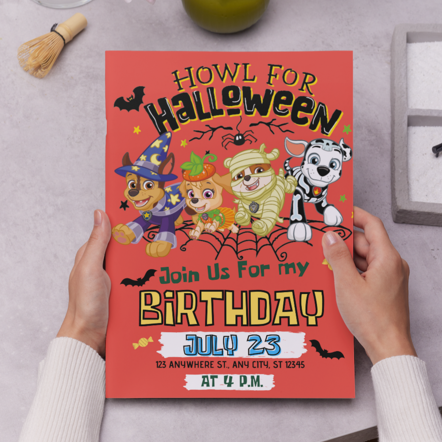 Paw Patrol Birthday Invitation Template