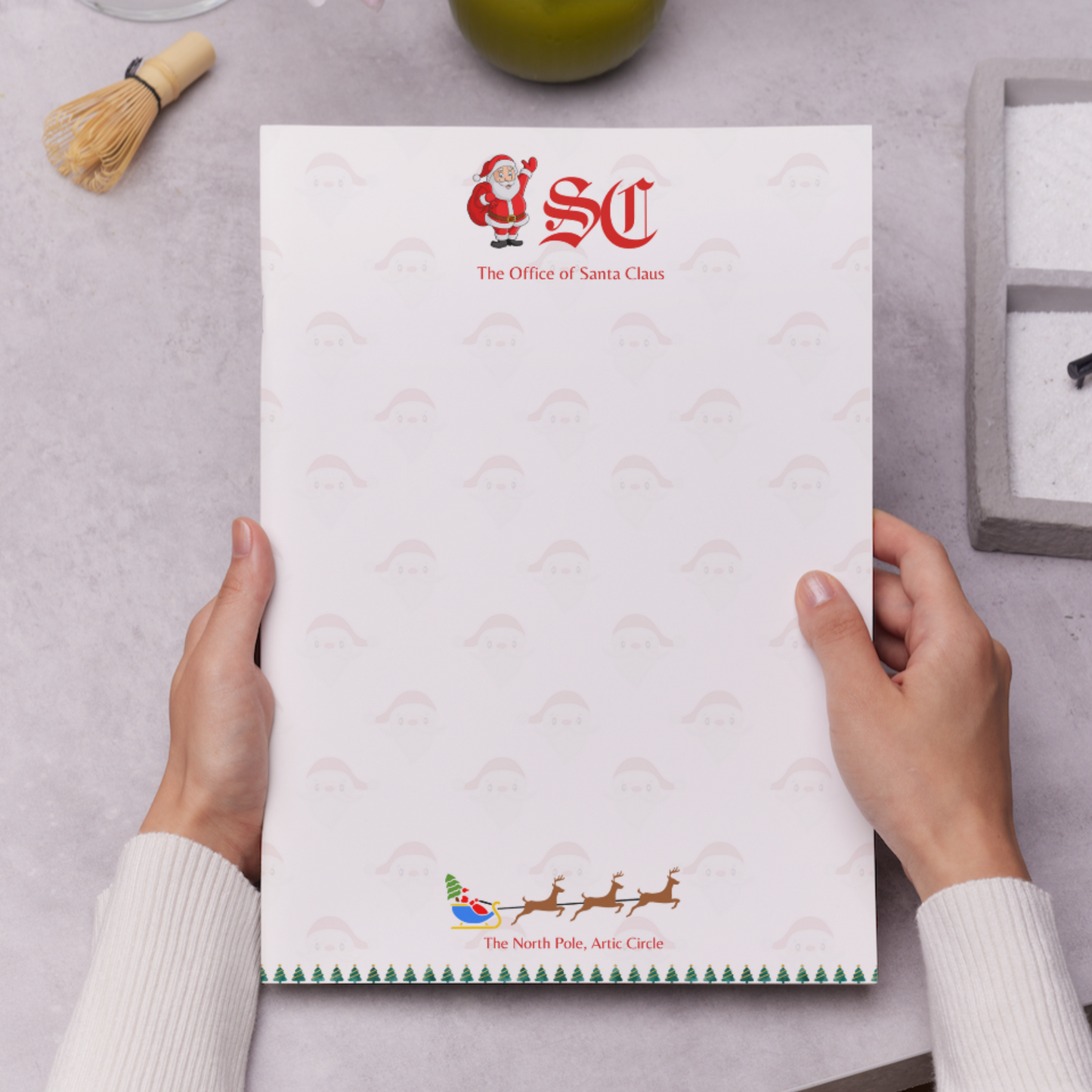 Santa Claus Letterhead Christmas Template