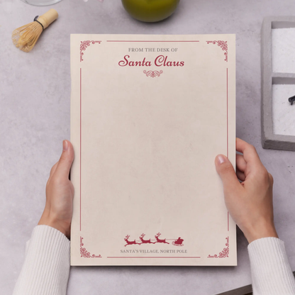 Santa Claus Letterhead Christmas Template - CreativeRino