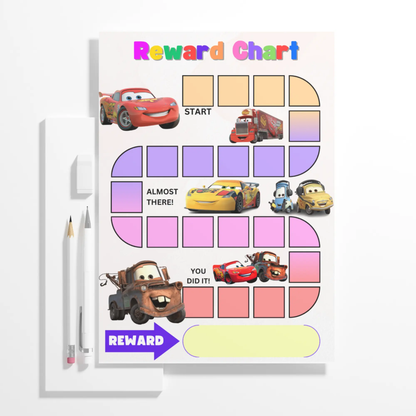 Cars Reward Chart Template | Cars Behavior Chart - CreativeRino