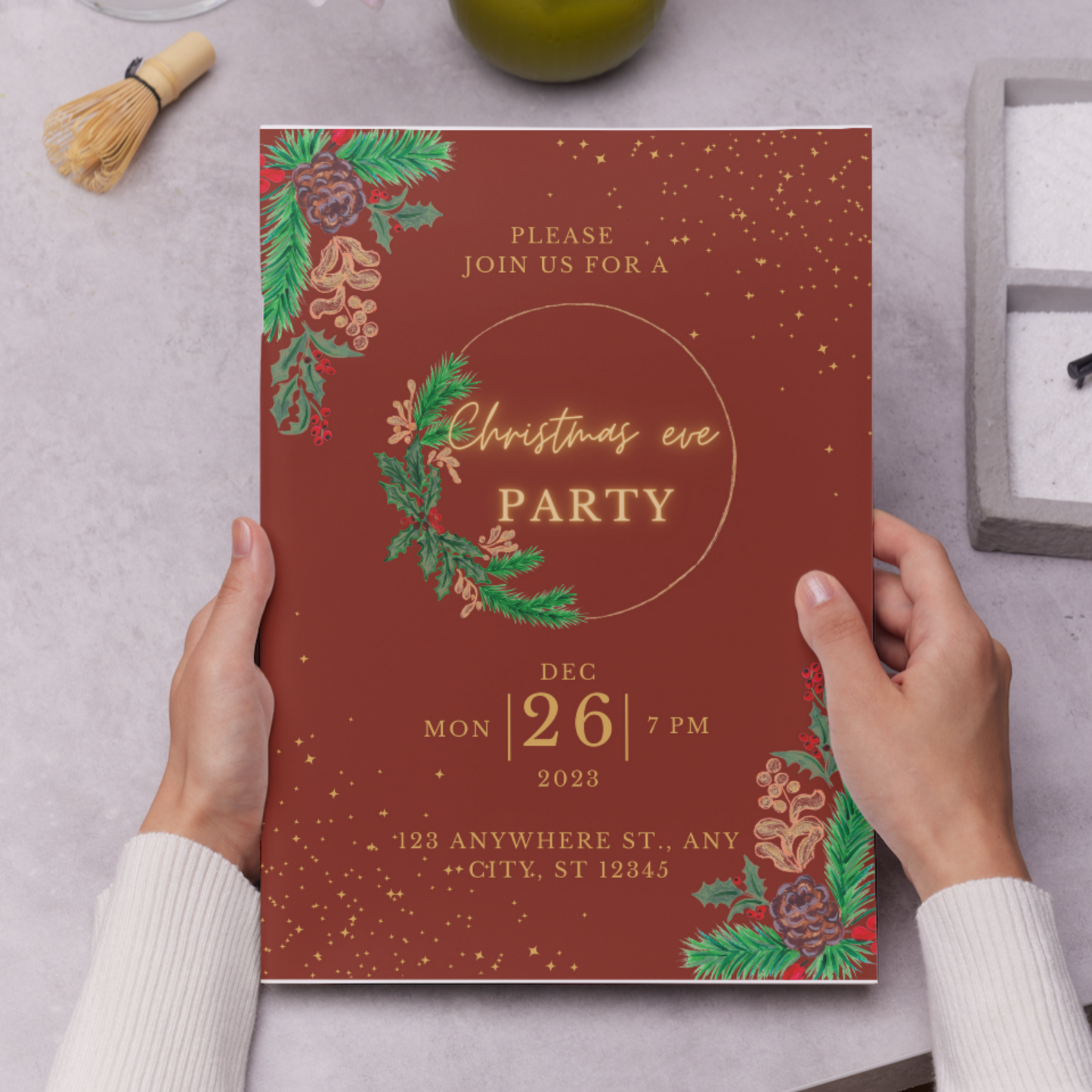 Christmas Eve Party Invitation Template