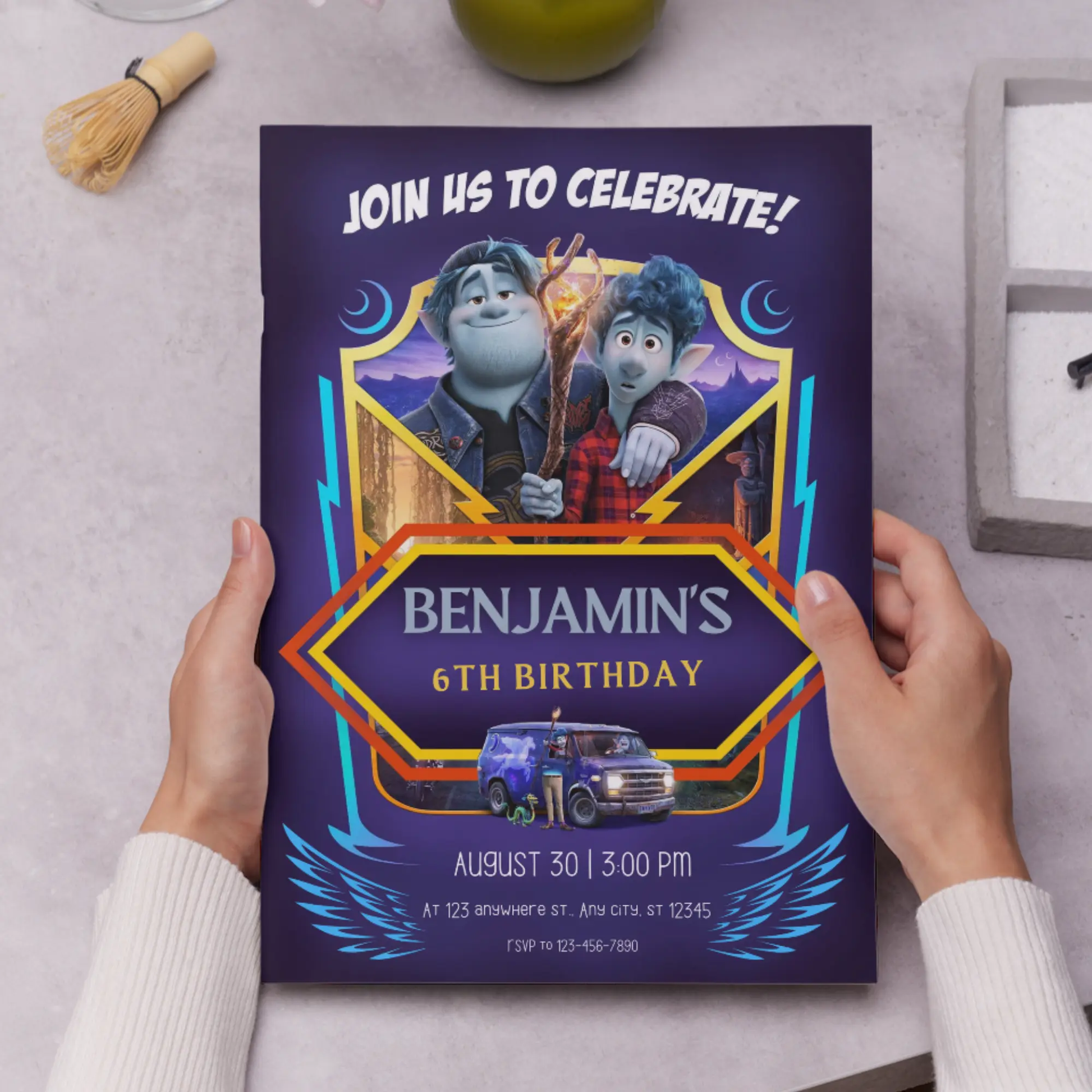 Onward Birthday Invitation Template - CreativeRino