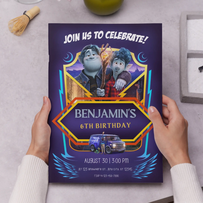 Onward Birthday Invitation Template - CreativeRino