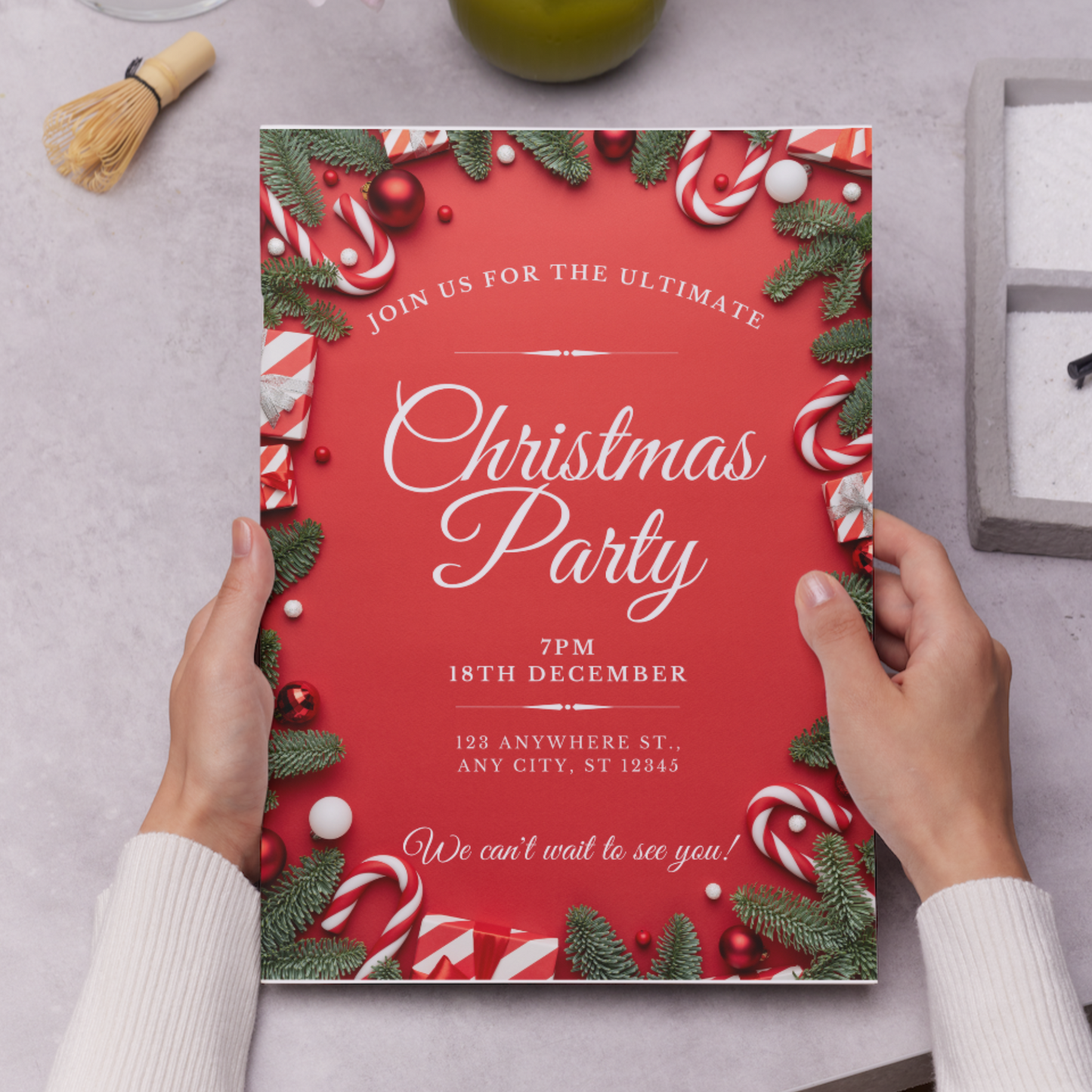 Christmas Party Invitation Template